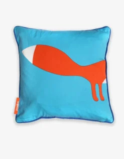Blue Fox Cushion Cover