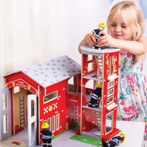 City Fire Station Bundle - Wooden Toy
