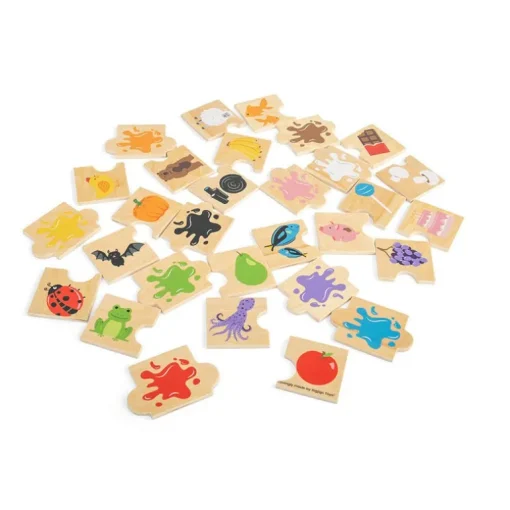 Colour Splash Match - Wooden Puzzle Game
