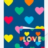 Heart Gift Wrap + Personalised Card Bundle
