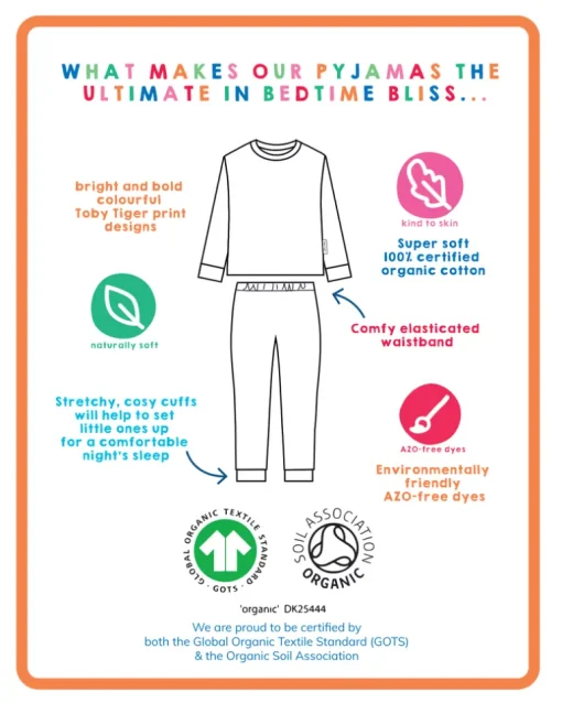 Organic Apple Print Pyjamas