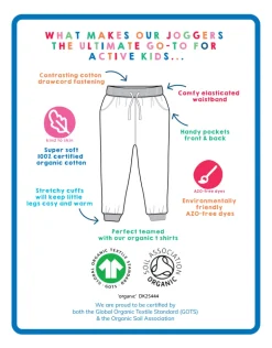 Organic Blue Joggers