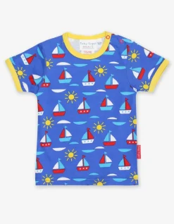 Organic Boat Print T-Shirt