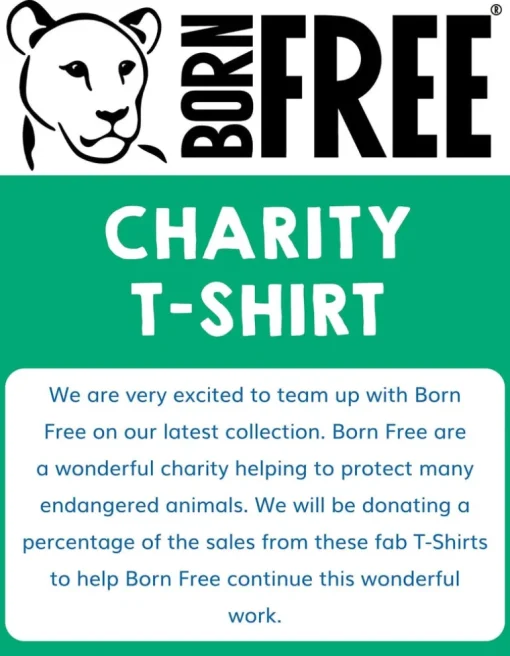 Organic Born Free Tiger Applique T-Shirt