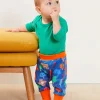 Organic Camping Bear Print Yoga Pants