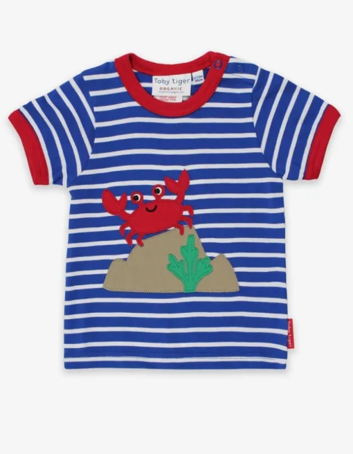 Organic Crab Applique T-Shirt