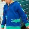 Organic Crocodile Applique Hoodie