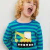 Organic Digger Applique Long-Sleeved T-Shirt