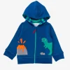 Organic Dinosaur Applique Hoodie
