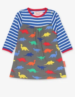 Organic Dinosaur Print Dress