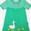 Organic Duck Applique Dress