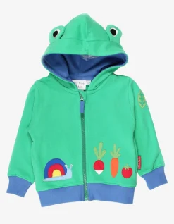 Organic Frog Applique Hoodie