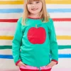 Organic Green Apple Applique T-Shirt