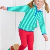 Organic Green Breton Cosy Fleece Sweatshirt