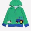 Organic Hillside Applique Hoodie
