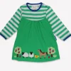 Organic Hillside Applique T-shirt Dress