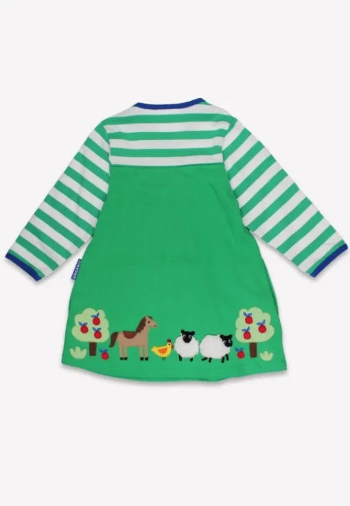 Organic Hillside Applique T-shirt Dress