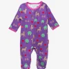 Organic Horse Print Babygrow