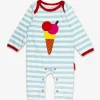 Organic Ice Cream Applique Sleepsuit