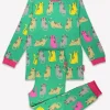 Organic Kitten Print Pyjamas