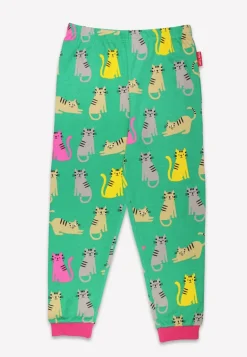 Organic Kitten Print Pyjamas