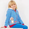 Organic Mouse and Mushroom Applique Hoodie