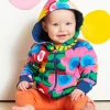 Organic Navy Flower Power Hoodie