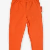 Organic Orange Basic Leggings