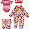 Organic Picnic Print Baby Gift Set