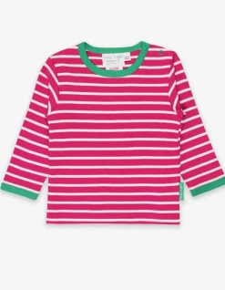 Organic Pink Breton T-Shirt
