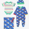 Organic Rainbow Print Baby Gift Set