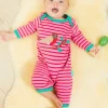 Organic Robin Applique Sleepsuit