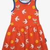 Organic Seagull Print Summer Dress