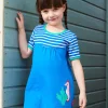 Organic Seahorse Applique T-Shirt Dress