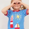 Organic Seaside Applique T-Shirt