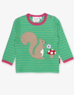 Organic Squirrel Applique T-Shirt