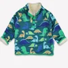 Organic Tonal Dinosaur Print Fleece Sweatshirt