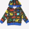 Organic Transport Print Hoodie