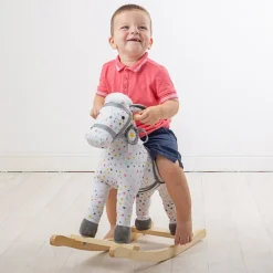 Patterned Rocking Horse