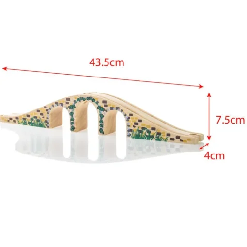 Three Arch Bridge - Wooden Train Toy Accessory