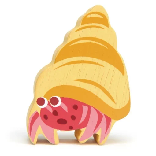 Wooden Coastal Animal - Hermit Crab