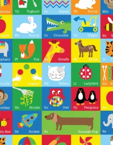 Alphabet Wrapping Paper