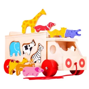 Animal Shape Lorry - Wooden Toy
