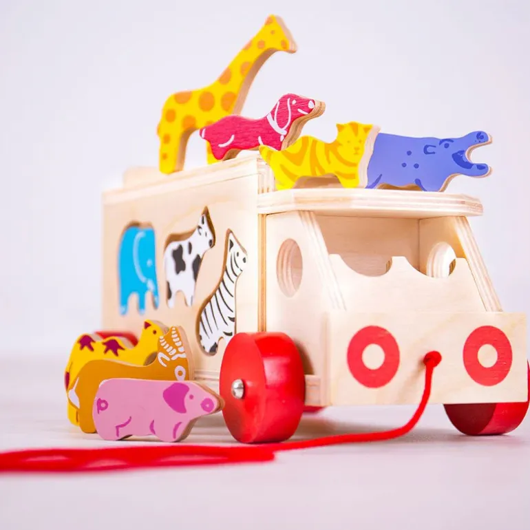 Animal Shape Lorry - Wooden Toy