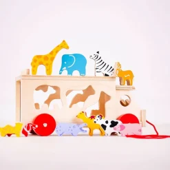 Animal Shape Lorry - Wooden Toy