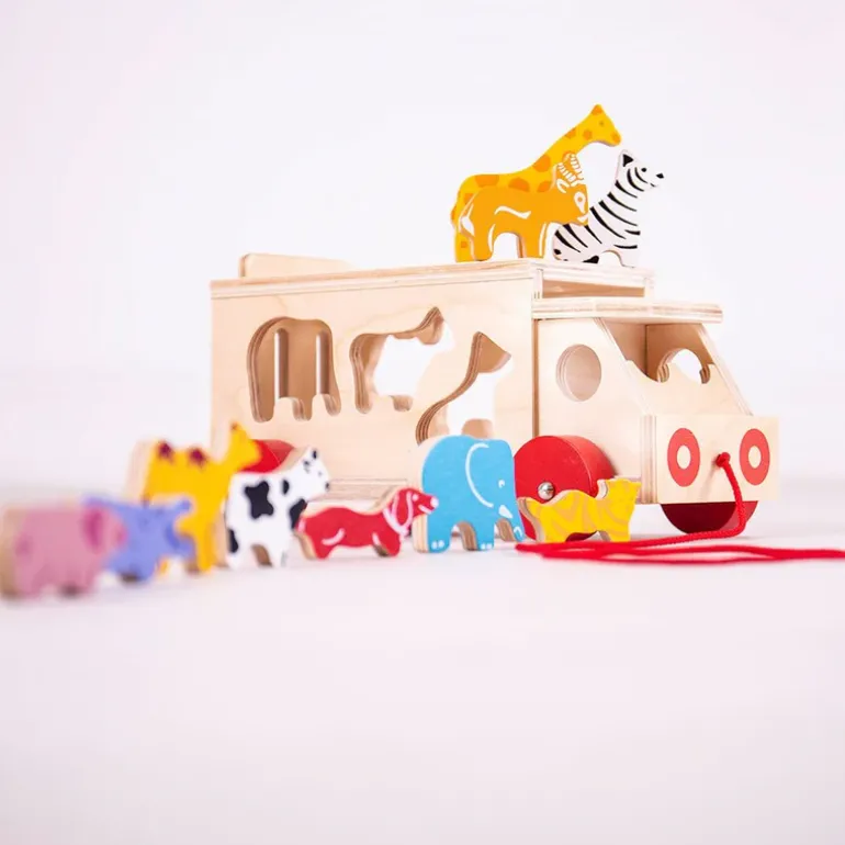 Animal Shape Lorry - Wooden Toy