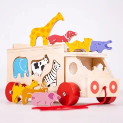 Animal Shape Lorry - Wooden Toy