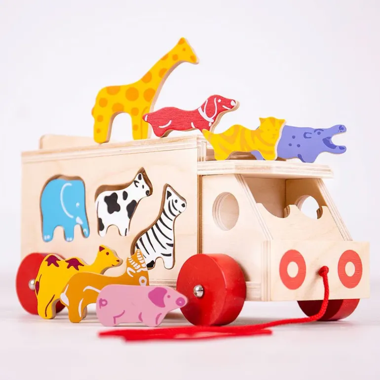 Animal Shape Lorry - Wooden Toy