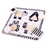Animals Black and White Puzzle - Wooden Toy
