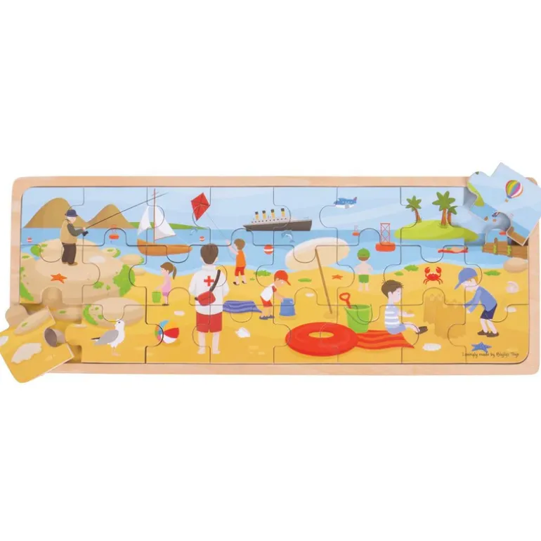 At the Seaside Puzzle - Wooden